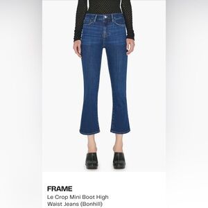 Frame Denim Dark Blue Flare Jeans